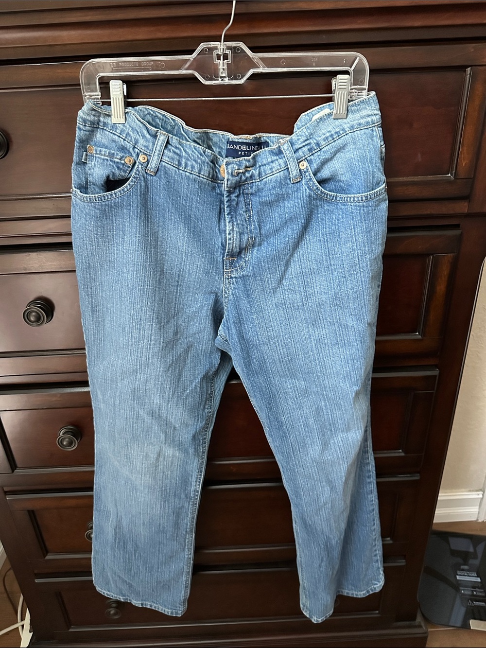Bandolino Light Blue Boot-Cut Jeans for Women